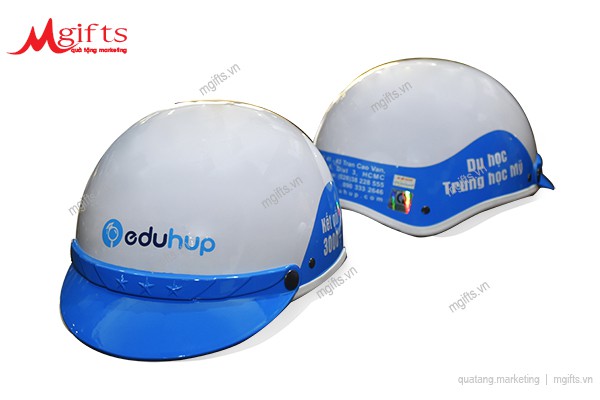 Nón bảo hiểm in logo Eduhup